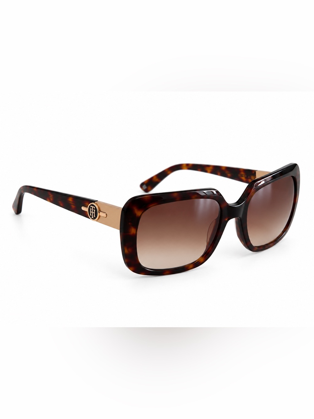 Tommy Hilfiger Tortoiseshell Square Sunglasses